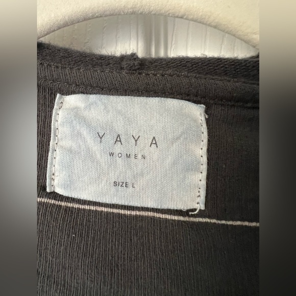 Charcoal Hooded Duster by YAYA - Picture 7 of 7